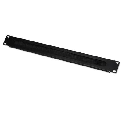 1U Brush Panel - Black